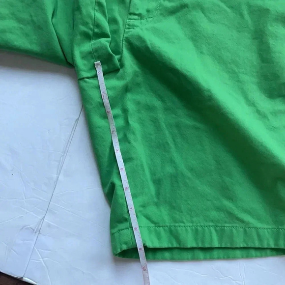 Nautica 9” deck short Green 9” Cotton Men’s size 32 Preppy Flat front - Picture 6 of 11